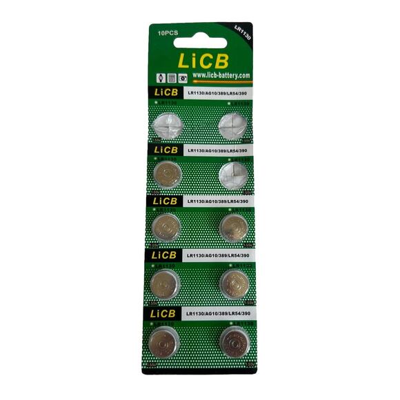 LiCB Other - LiCB LR1130/AG10/3898/LR54/390 Button Cell Batteries (7 pack)